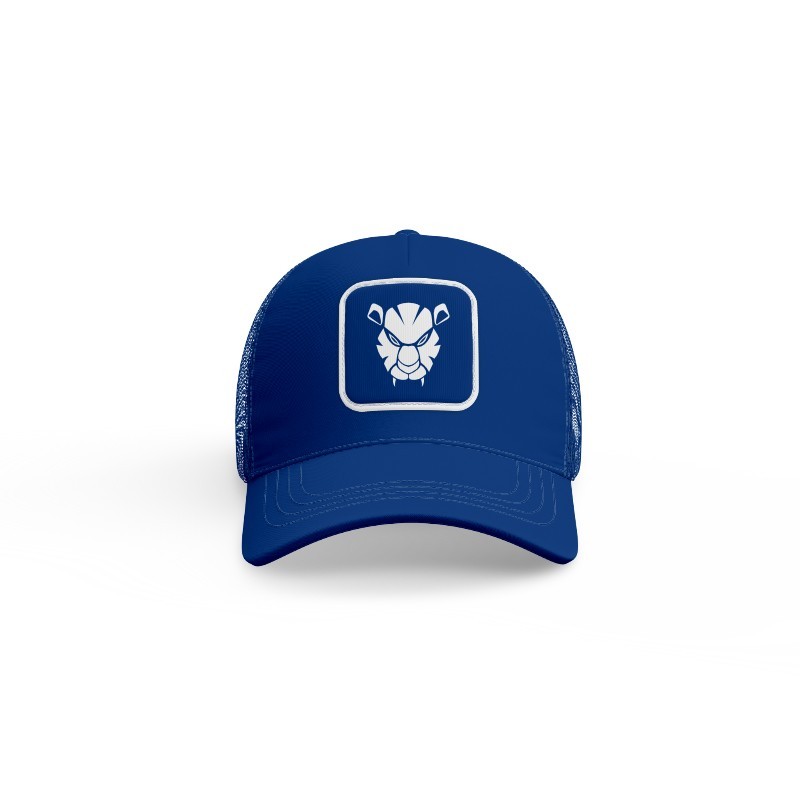 Gorra de algodón/malla con parche