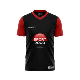 Camiseta de partido - Cuello de pico - Mangas cortas montadas