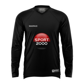 Padded goalkeeper jersey