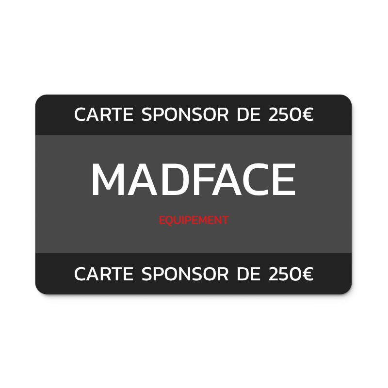 €250 sponsor card