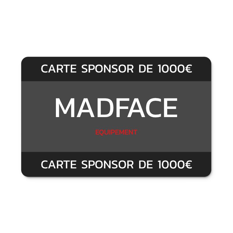 €1,000 sponsor card
