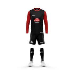 Match jersey set - Round neck - Long set-in sleeves AND shorts