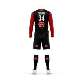 Match jersey set - Round neck - Long set-in sleeves AND shorts