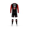 Match jersey set - Round neck - Long set-in sleeves AND shorts
