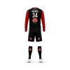 Ensemble maillot match - Col V - Manches longues montées ET short