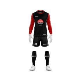 Goalkeeper jersey set - Round neck - Long set-in sleeves AND shorts