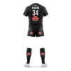 Maillot semi-moulant manches raglan