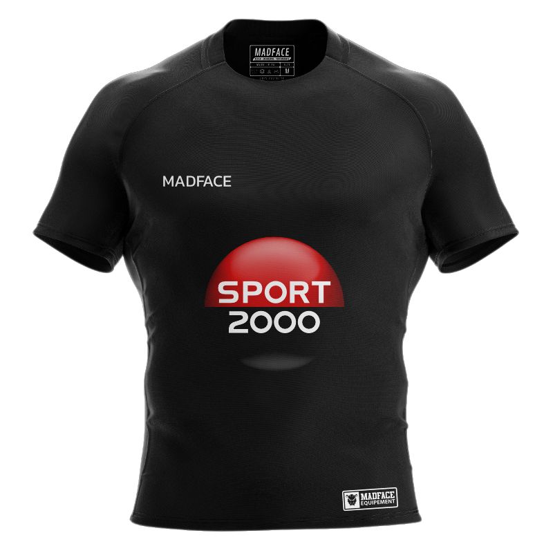 Maillot semi-moulant manches raglan