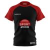 Maillot semi-moulant manches raglan