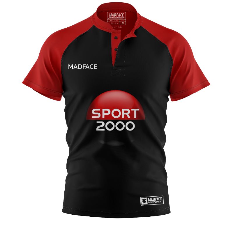 Maillot semi-moulant manches raglan