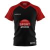 Maillot semi-moulant manches raglan